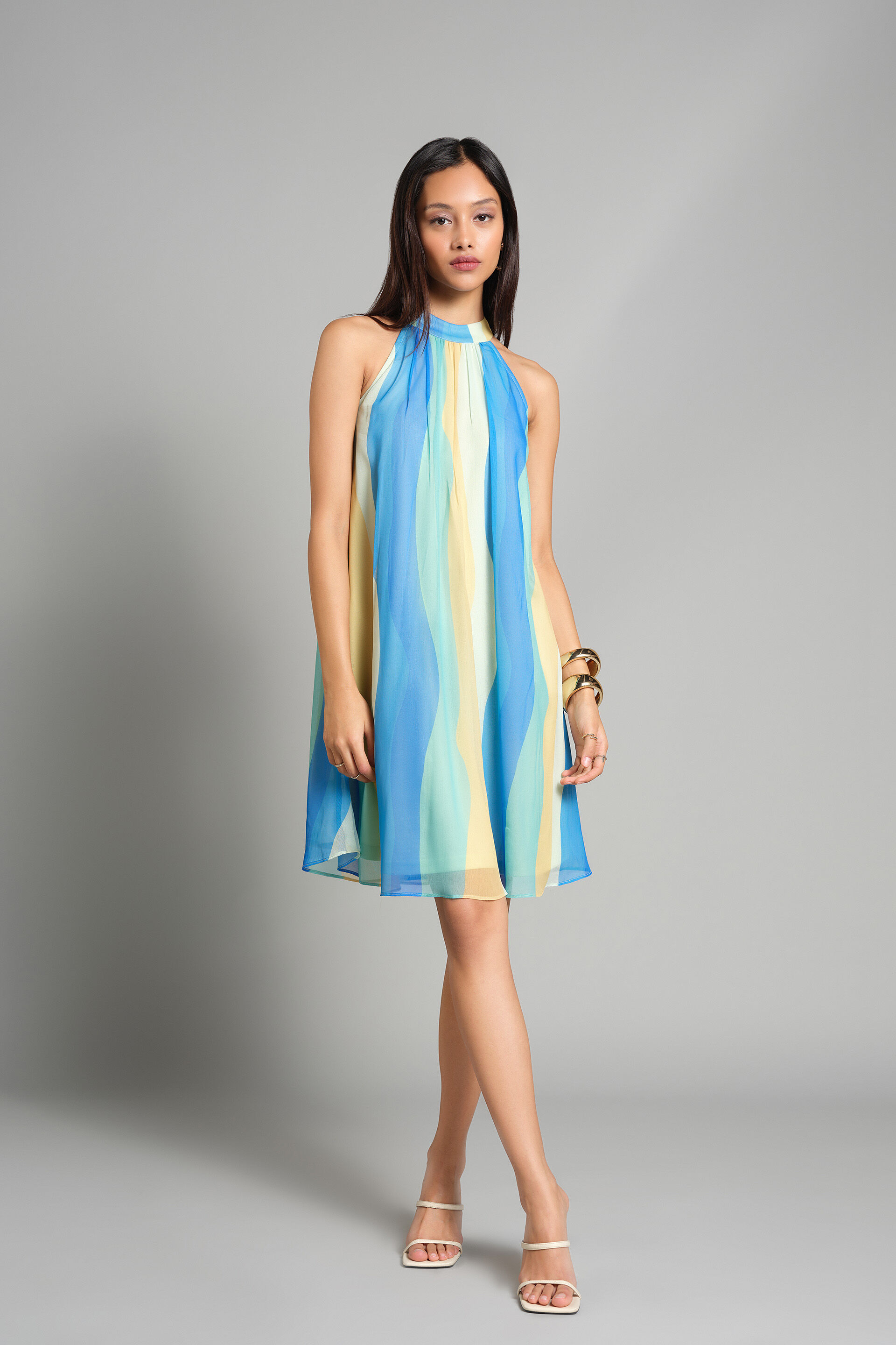 Beaming Blues Dress, Multi Color, image 2